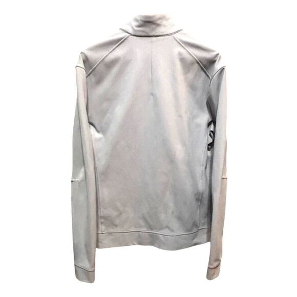 LULULEMON Men's Beige "Raw Linen" Zip Zeroed In Track Jacket Size Extra Large XL - Picture 2 of 7